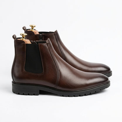 Walkist Trendy Chelsea Boots - Dark Brown