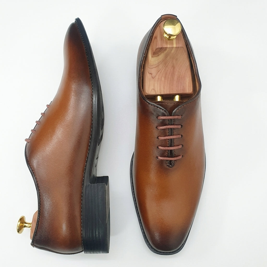 Walkist Original læder Wholecut Oxford-sko - Brun