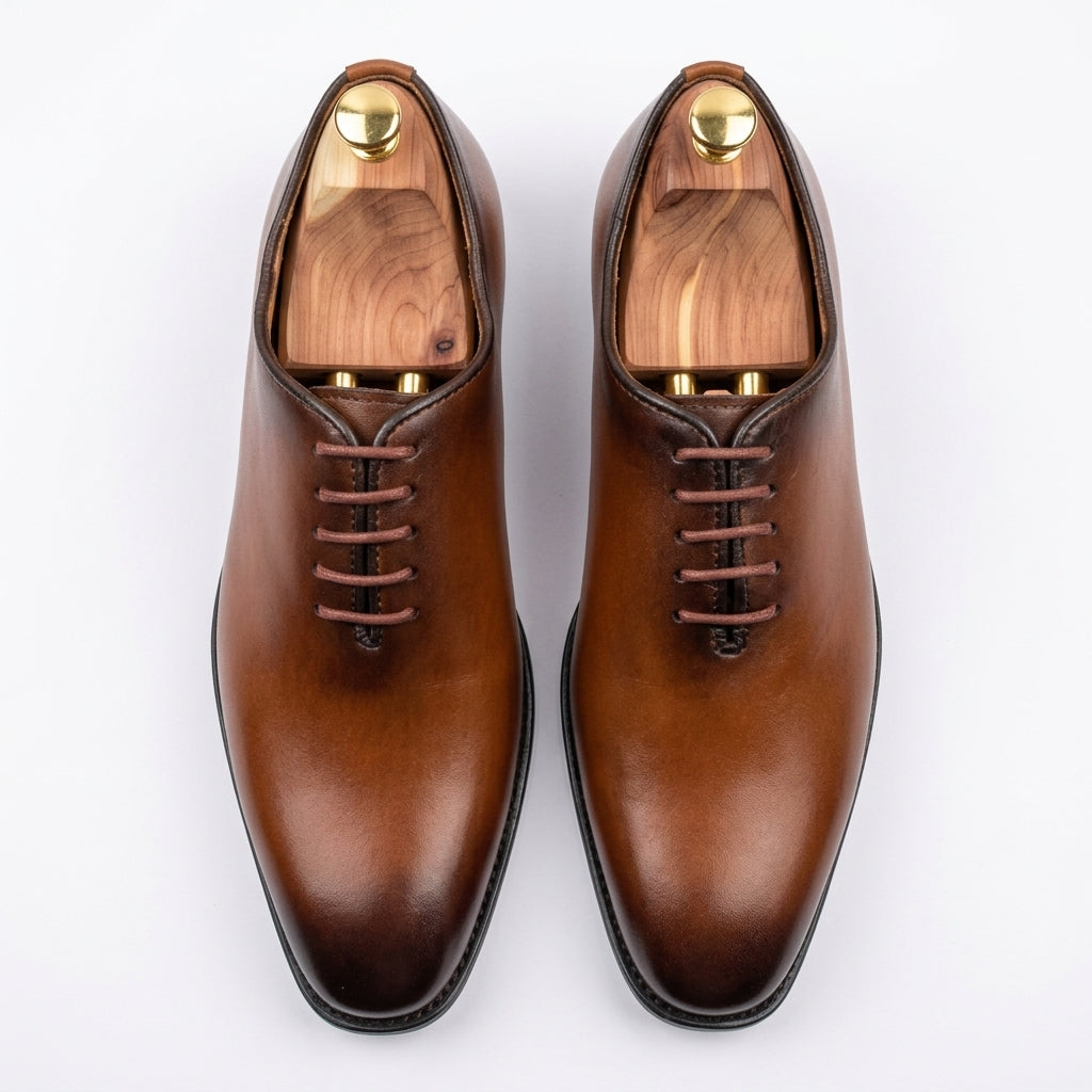 Walkist Original læder Wholecut Oxford-sko - Brun