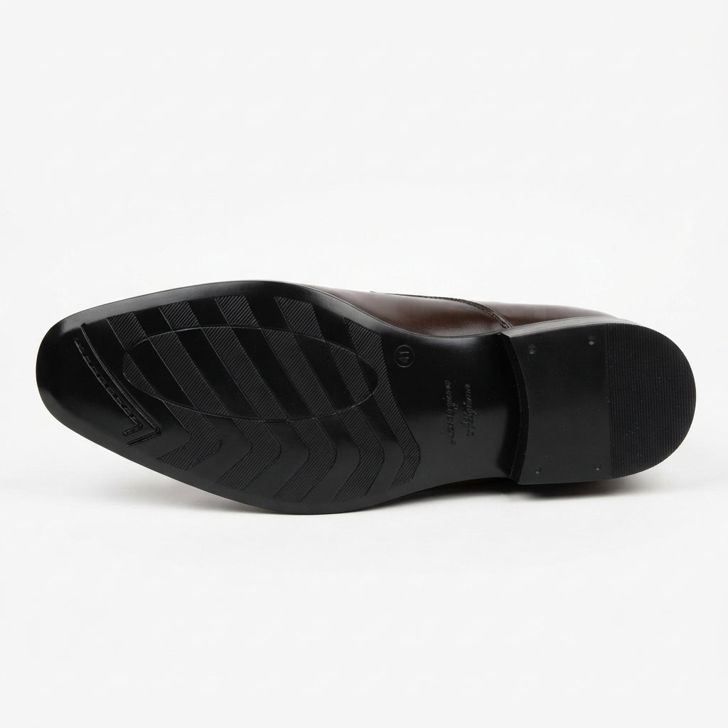 Walkist Original Leather Oxford Shoes - Dark Brown